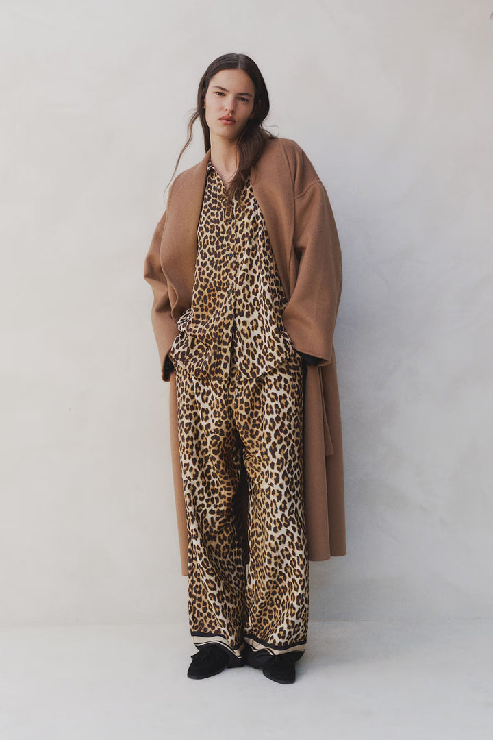 H&M Wide-cut Pull-on Pants