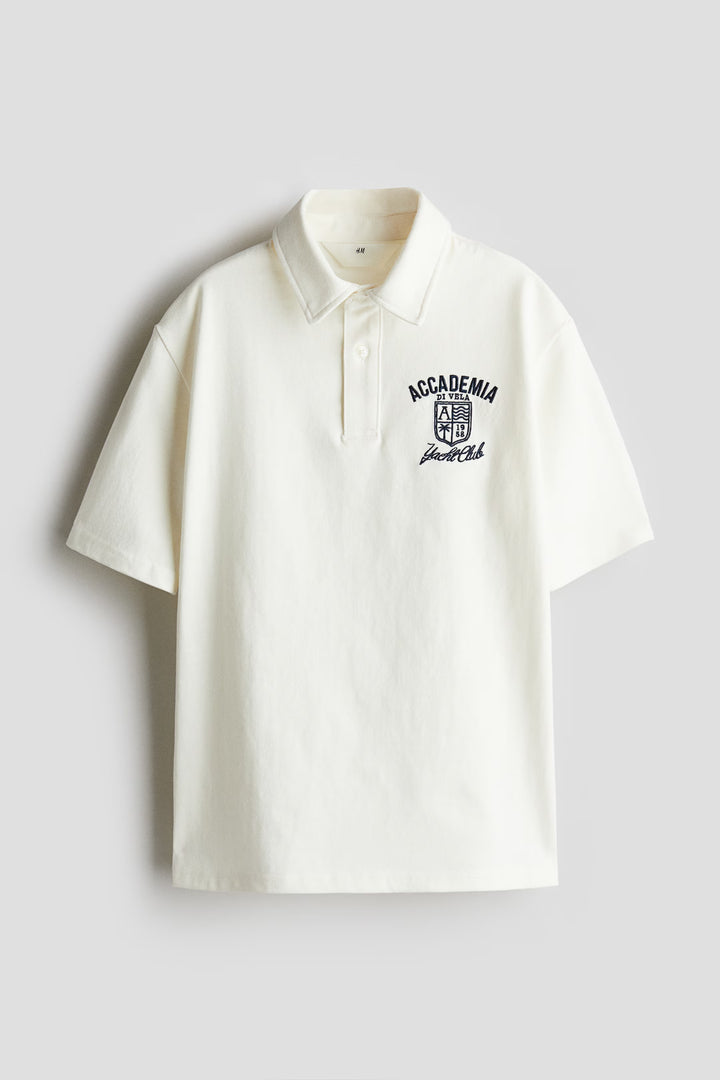 H&M Text-Motif Polo Shirt
