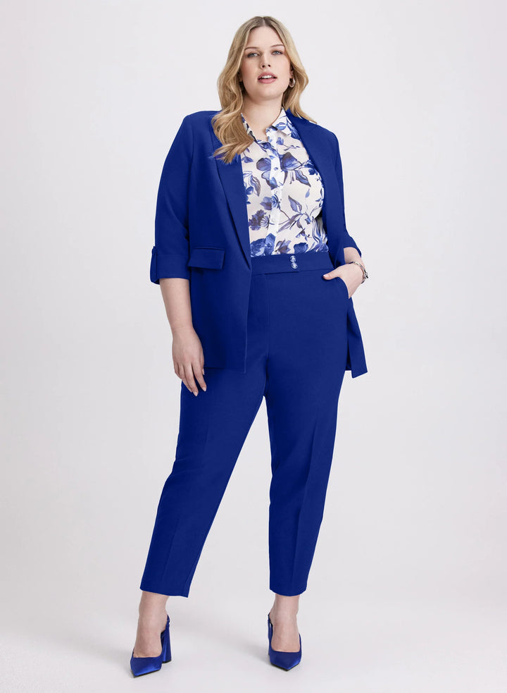 LAURA Emma Elastic-Back Slim-Leg Pants