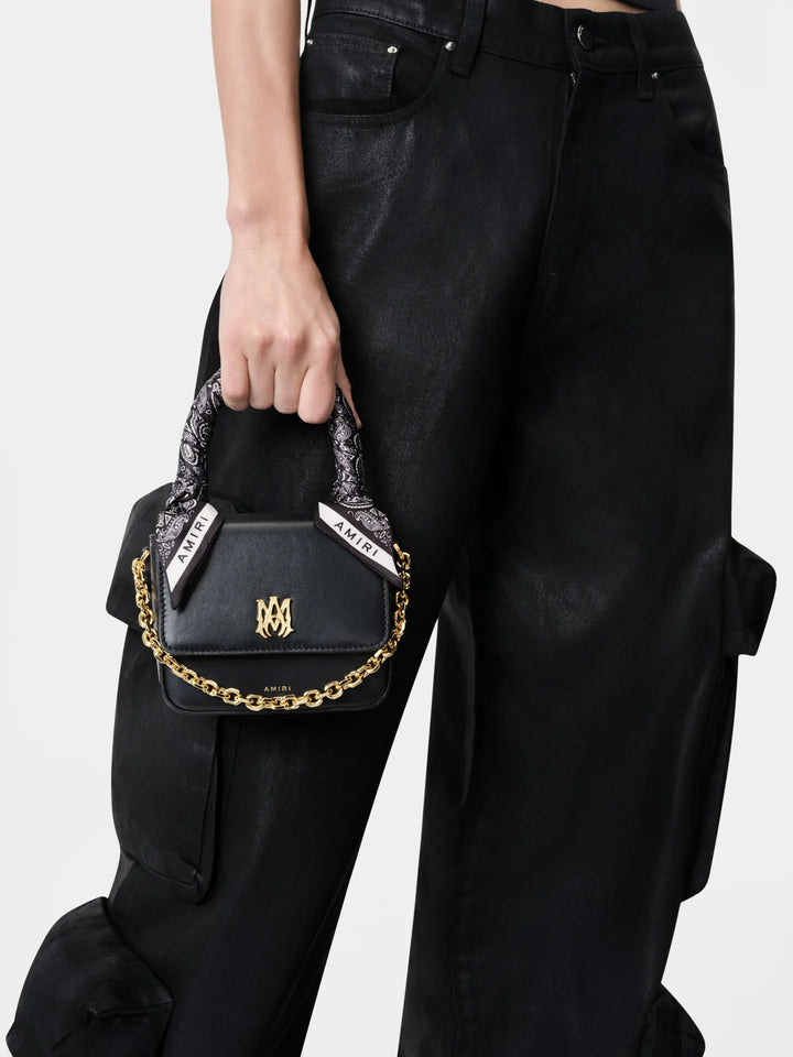 AMIRI WOMEN'S MICRO MA BAG WITH CHAIN HANDLE