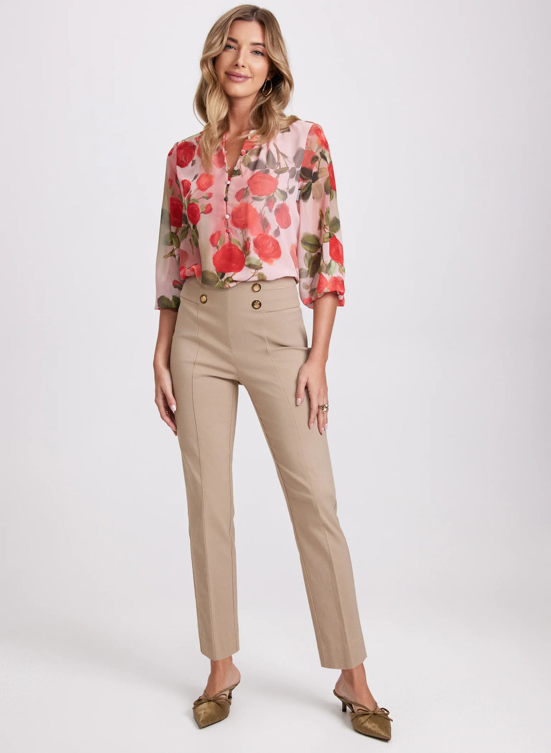 LAURA Sofia Slim-Leg Pants - Short
