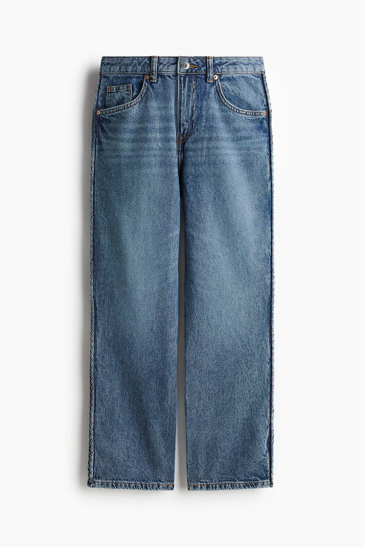 H&M Straight High Ankle Jeans