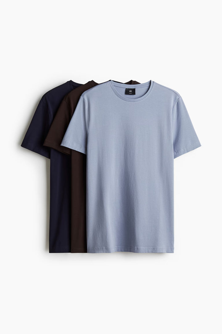H&M 3-pack Slim Fit T-shirts