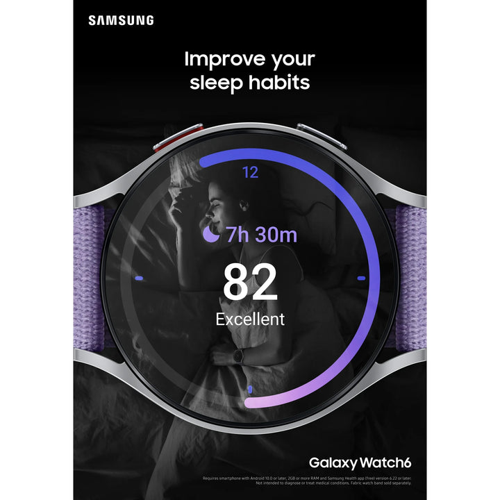 Samsung Galaxy Watch6 40mm Smart Watch w/ Bluetooth, Armor Aluminum, Graphite