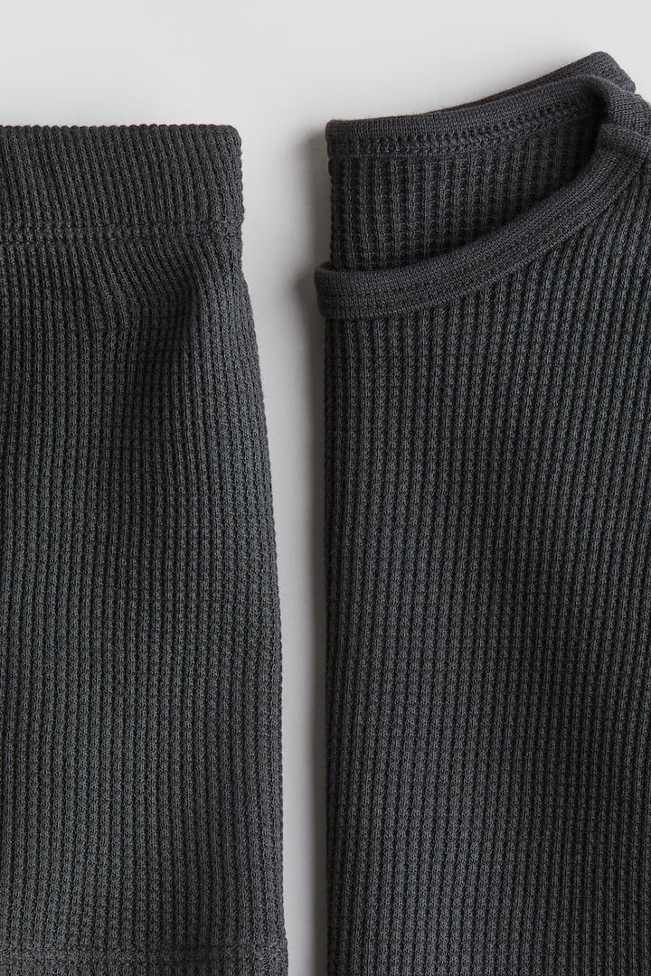 H&M 2-piece Waffled Cotton Set