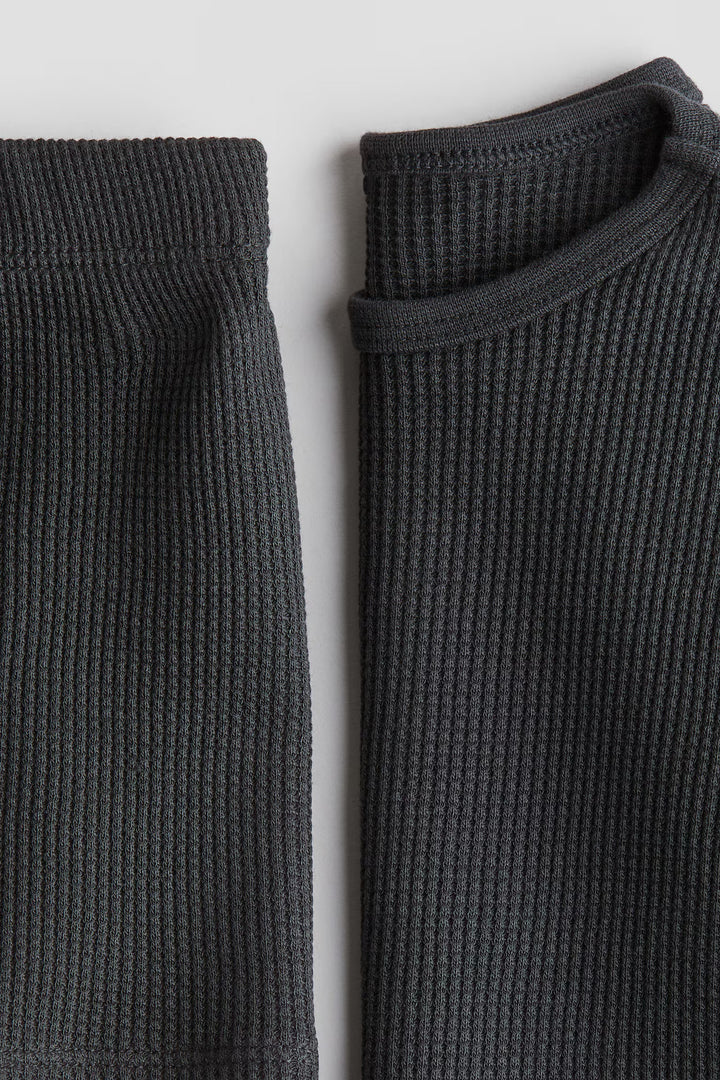 H&M 2-piece Waffled Cotton Set