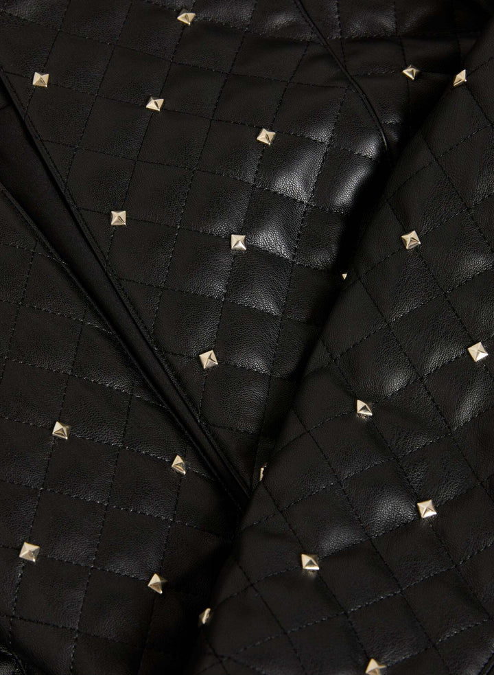 LAURA Studded Vegan Leather Jacket