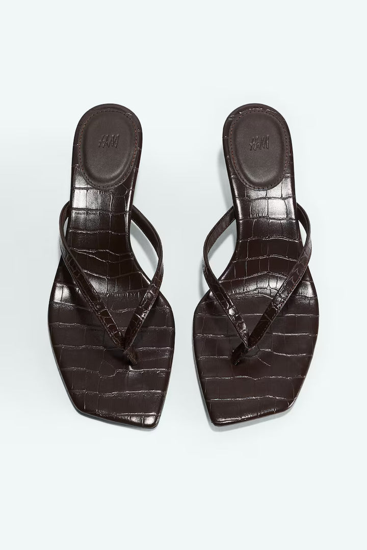 H&M Kitten-Heeled Sandals