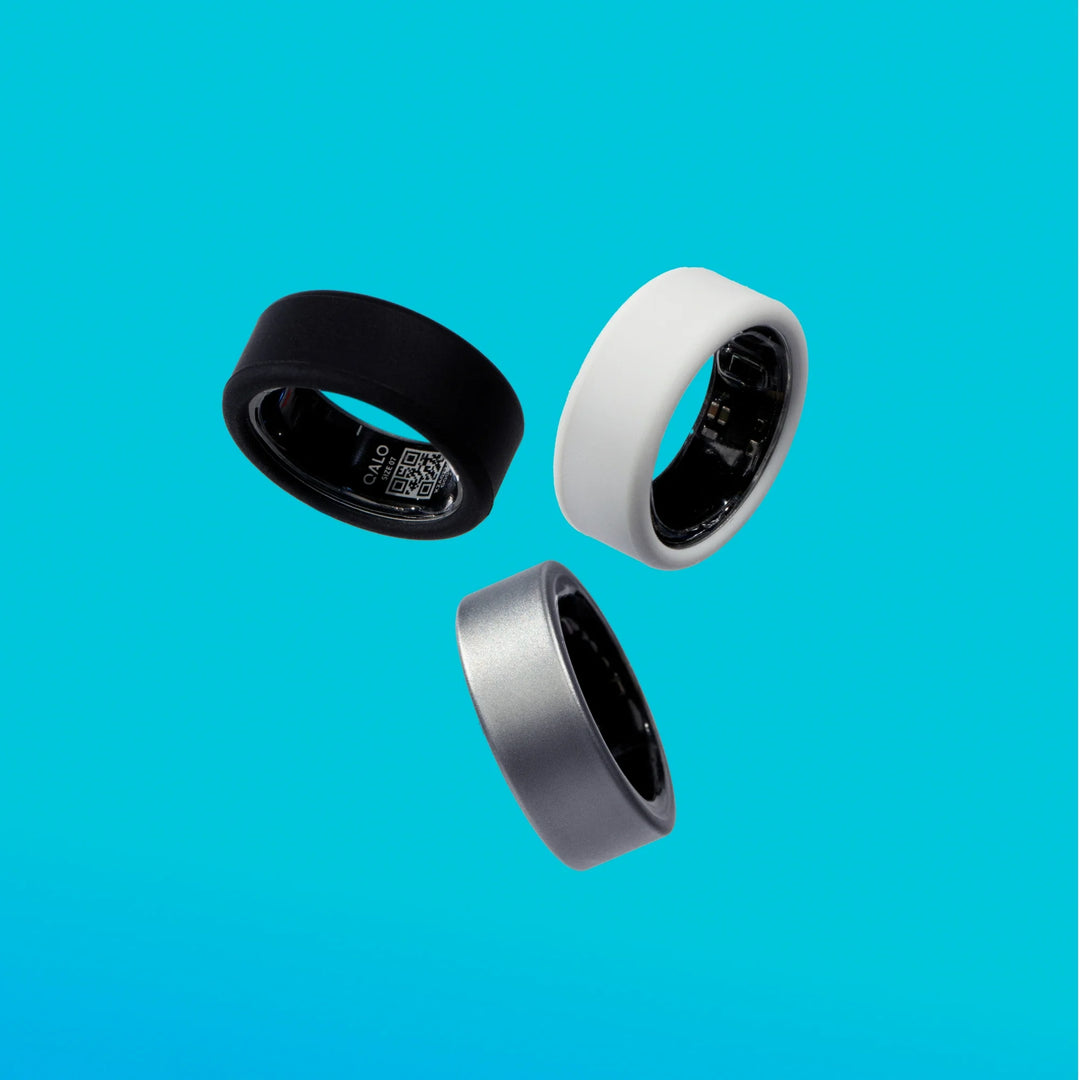 QALO QRNT Matte Silver Smart Ring Size 08