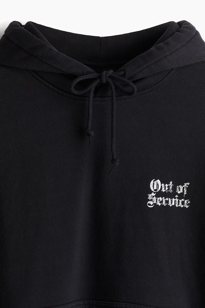 H&M Loose Fit Printed Hoodie