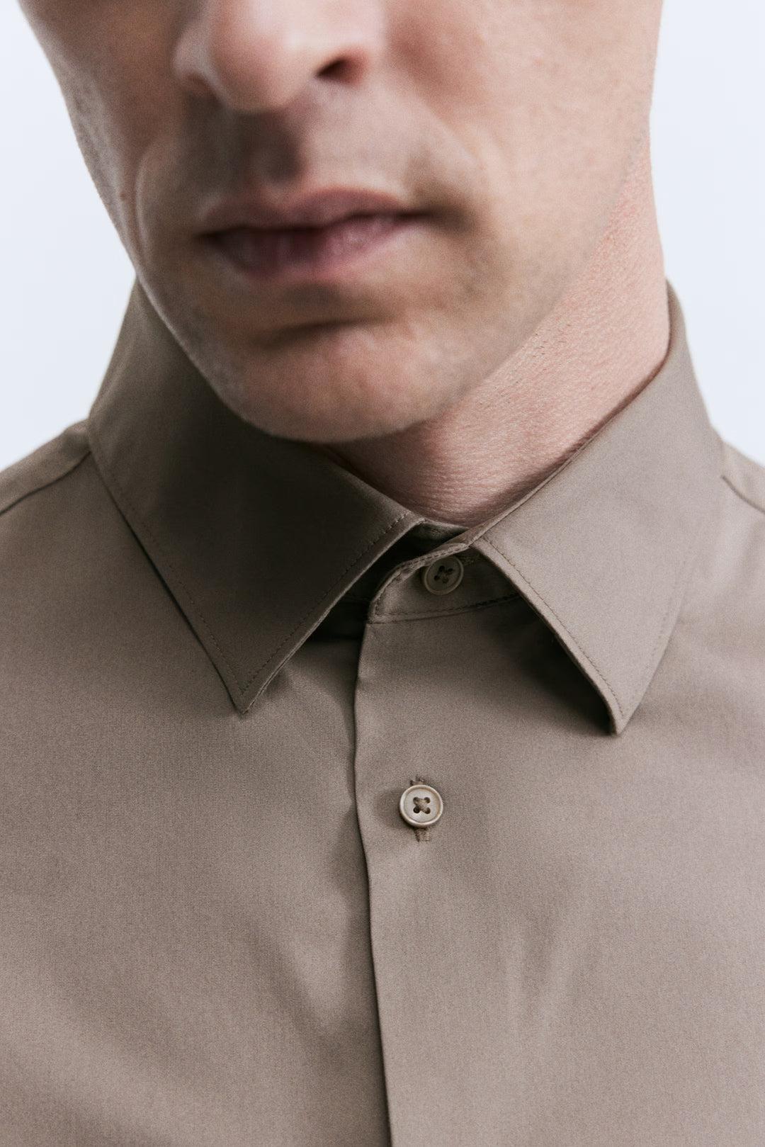 H&M Slim-Fit Stretch Shirt