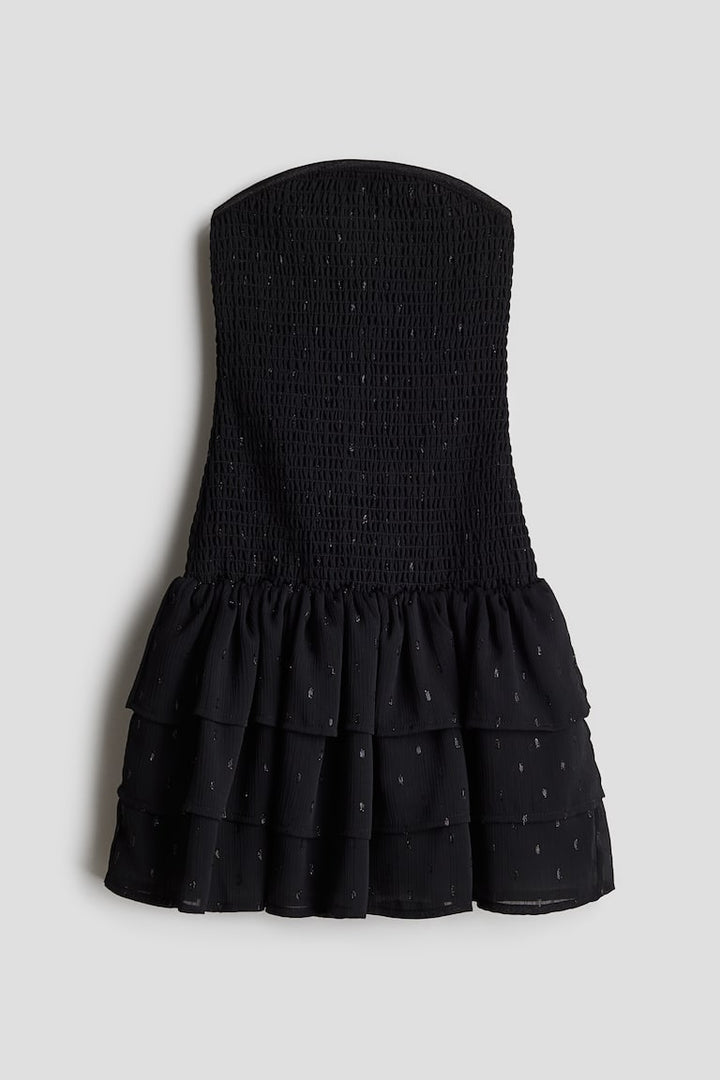 H&M Smocked chiffon dress