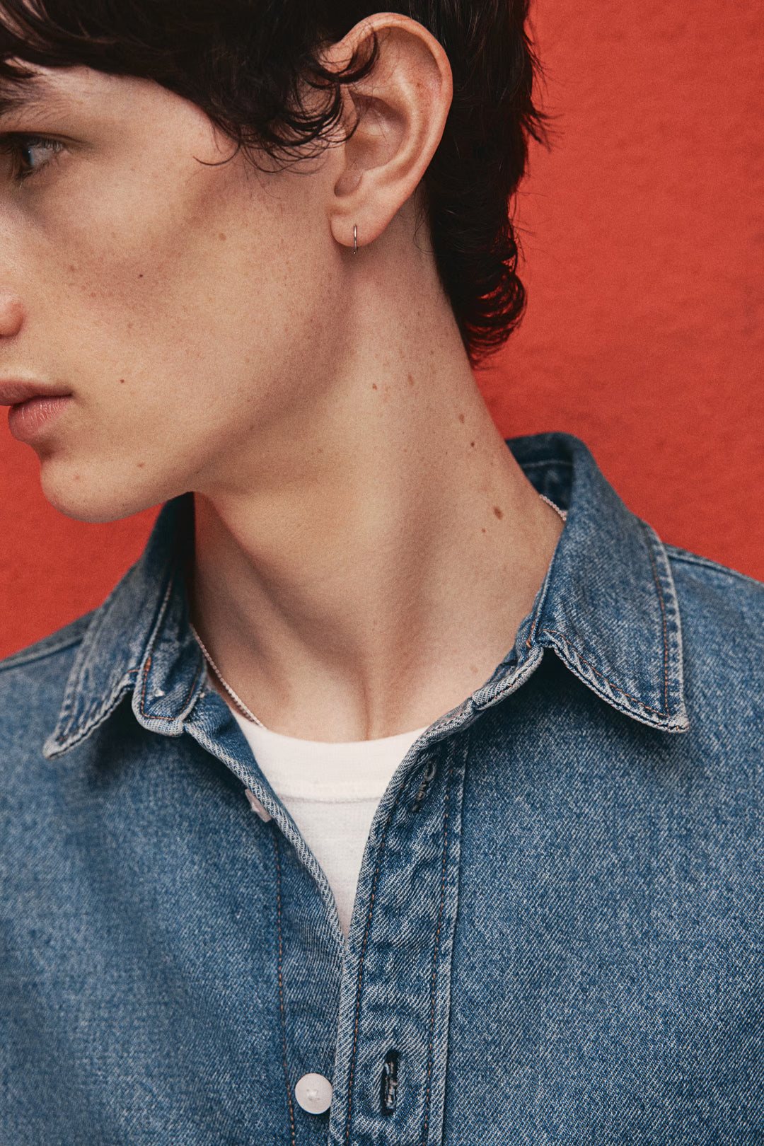 H&M Loose-fit Denim Shirt