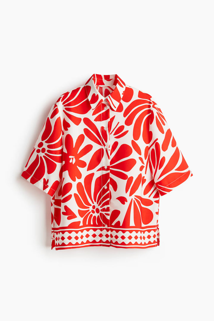 H&M Patterned Twill Shirt