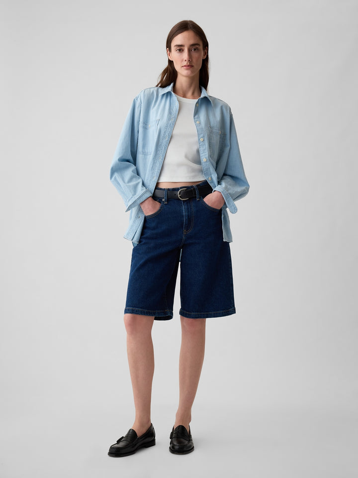 Gap Chambray Denim Big Shirt