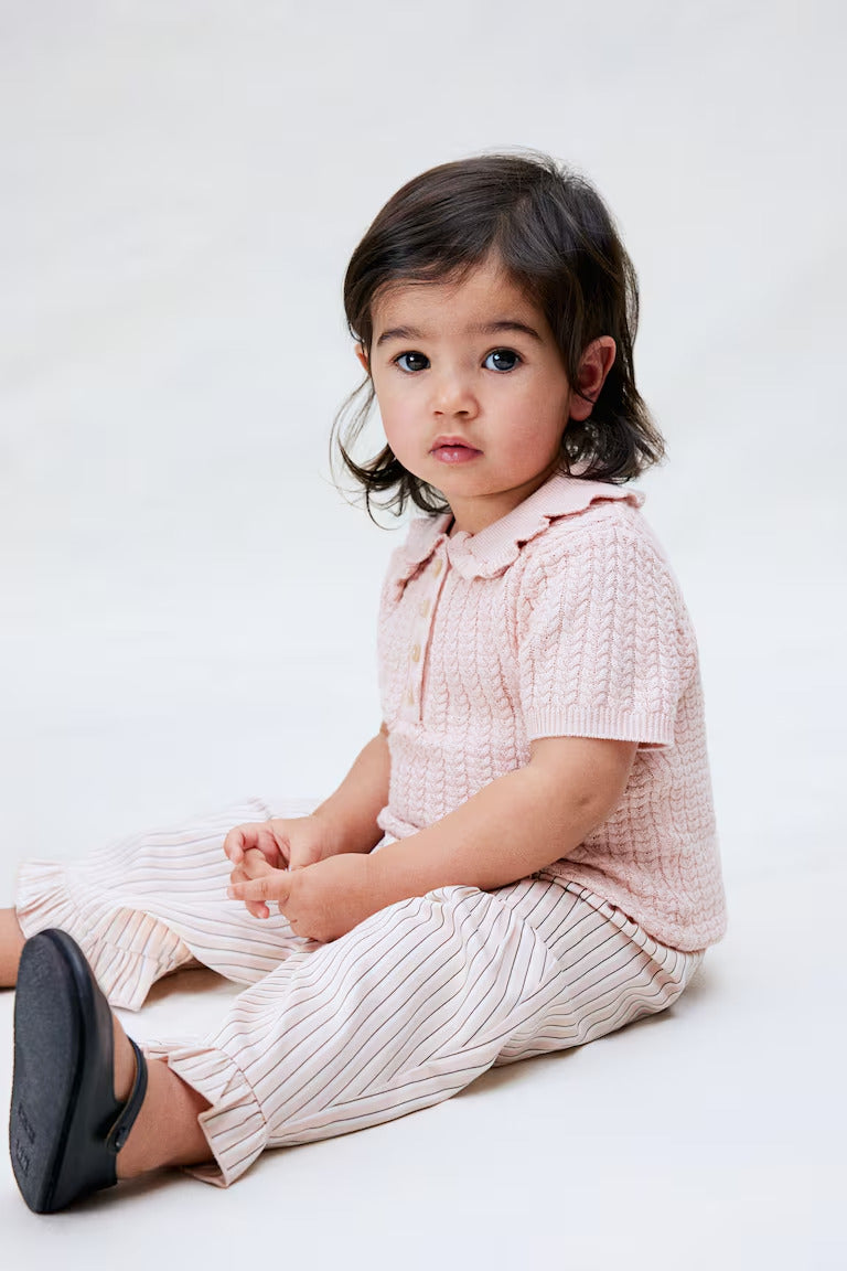 H&M CABLE-KNIT COTTON TOP