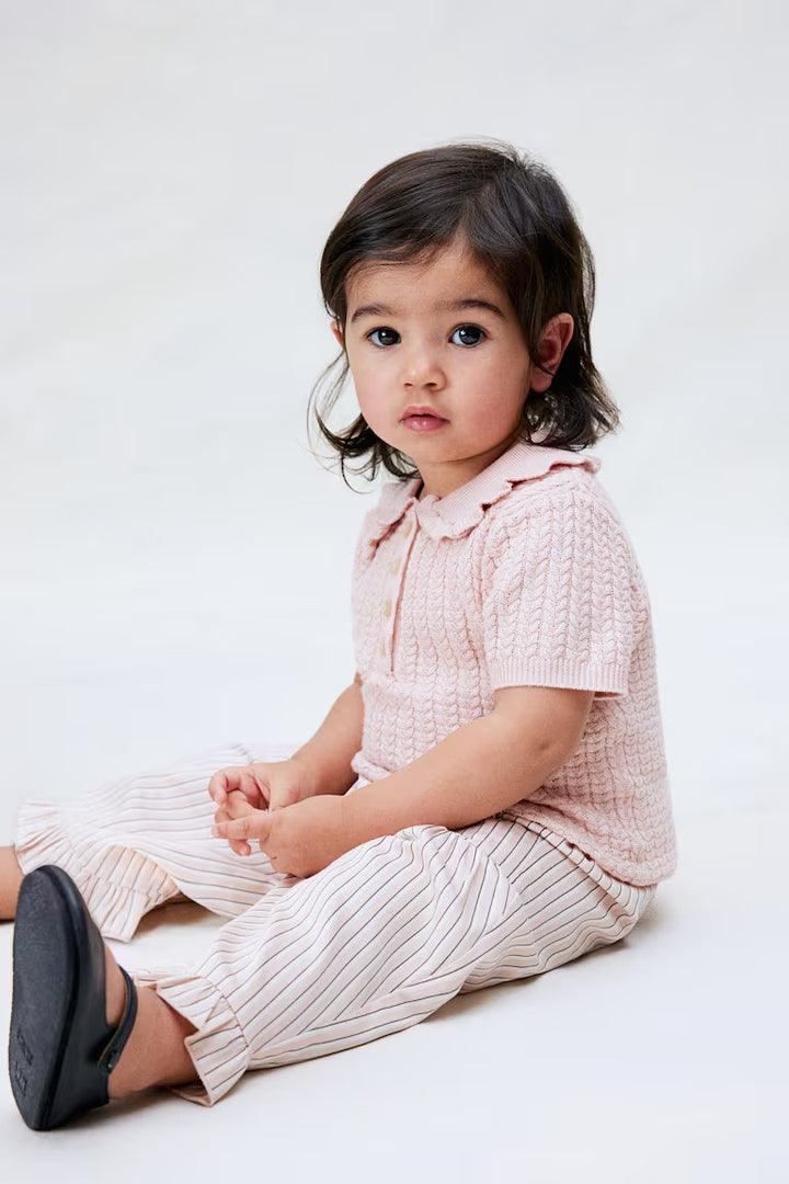 H&M CABLE-KNIT COTTON TOP