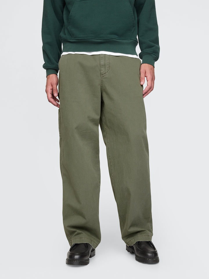 Gap Relaxed Twill Utility Khakis
