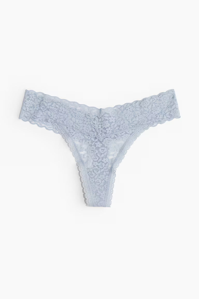 H&M 10-PACK LACE THONG BRIEFS