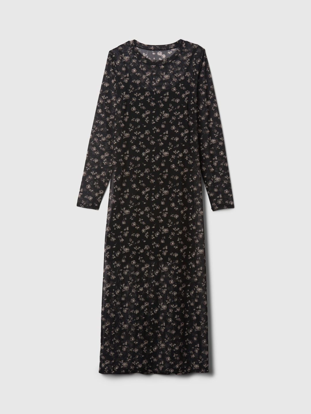 Gap Mesh Midi Dress
