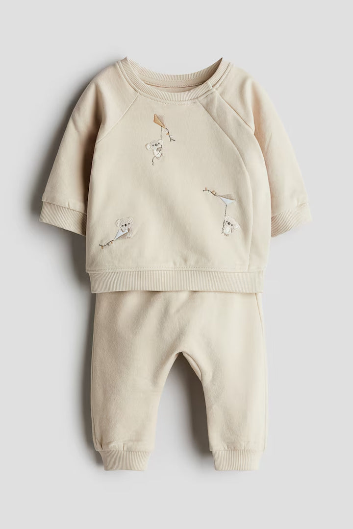H&M 2-PIECE COTTON SWEATSUIT