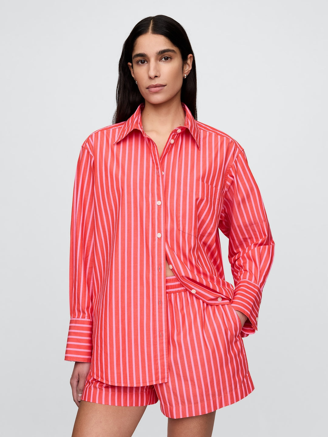 Gap Organic Cotton Poplin Big Shirt