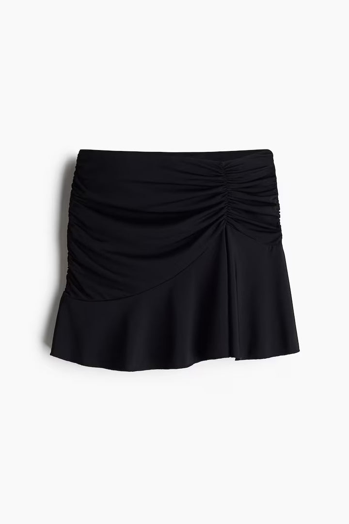 H&M GATHERED MINI SKIRT