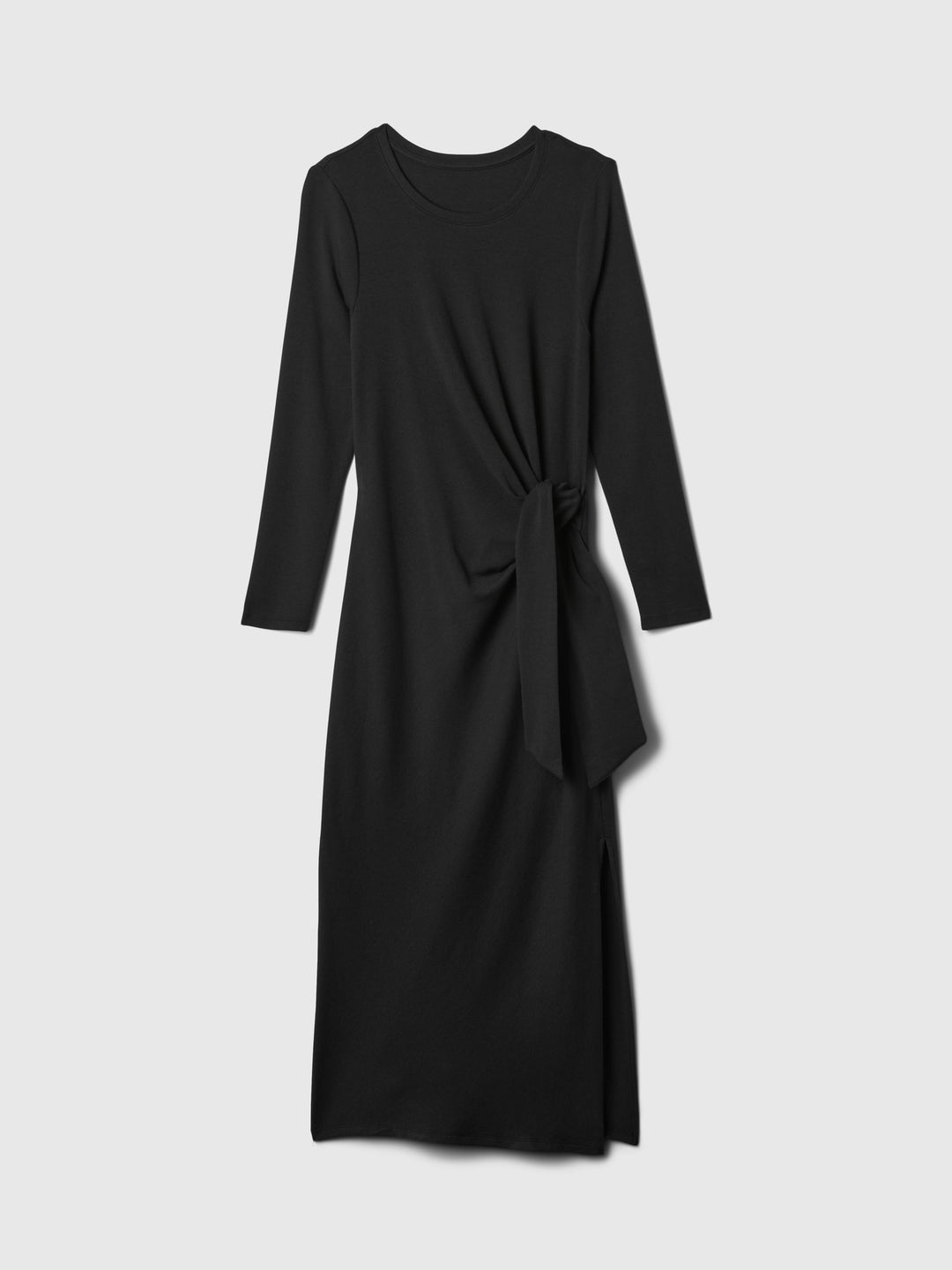 Gap Modern Rib Tie-Knot Midi Dress