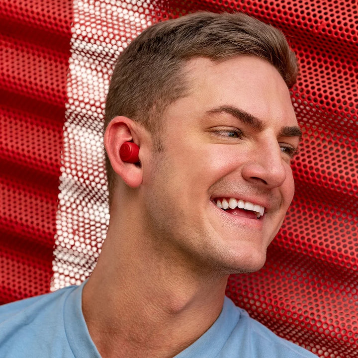 JLab Go Air Pop Bluetooth Earbuds, True Wireless with Charging Case, Rose