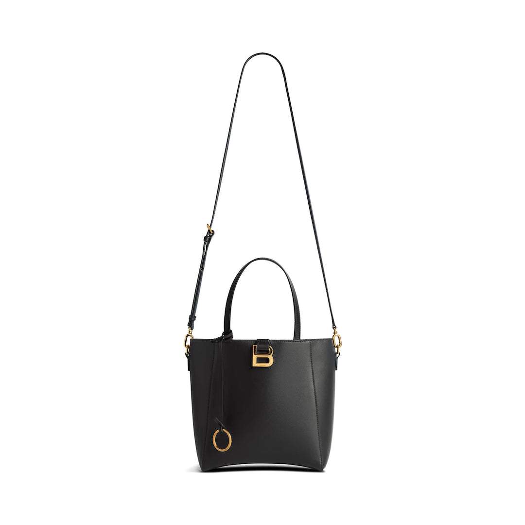 BALENCIAGA WOMEN'S HOURGLASS SOFT TOTE BAG SMALL
