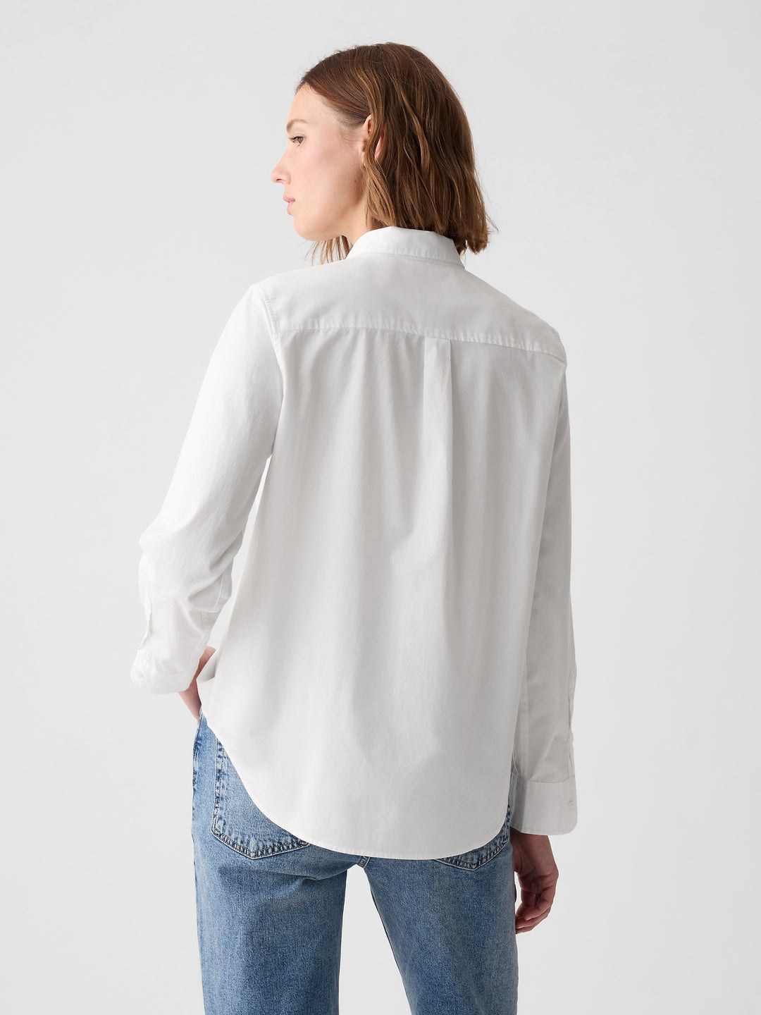 Gap Sheer Lace Classic Shirt