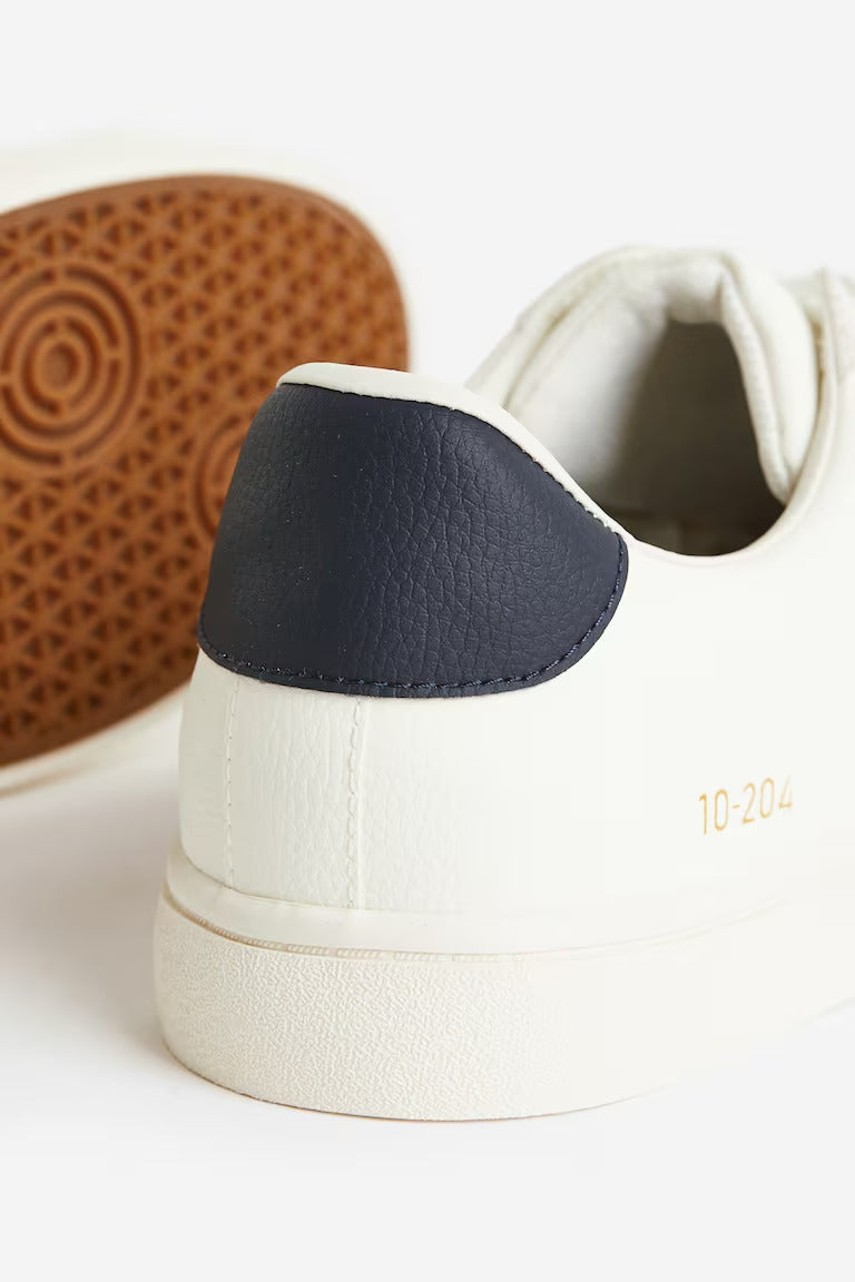 H&M FAUX LEATHER SNEAKERS