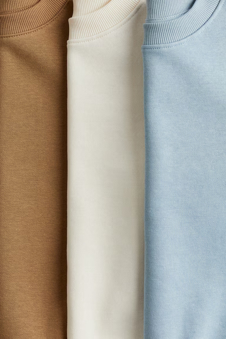 H&M 3-PACK SWEATSHIRTS