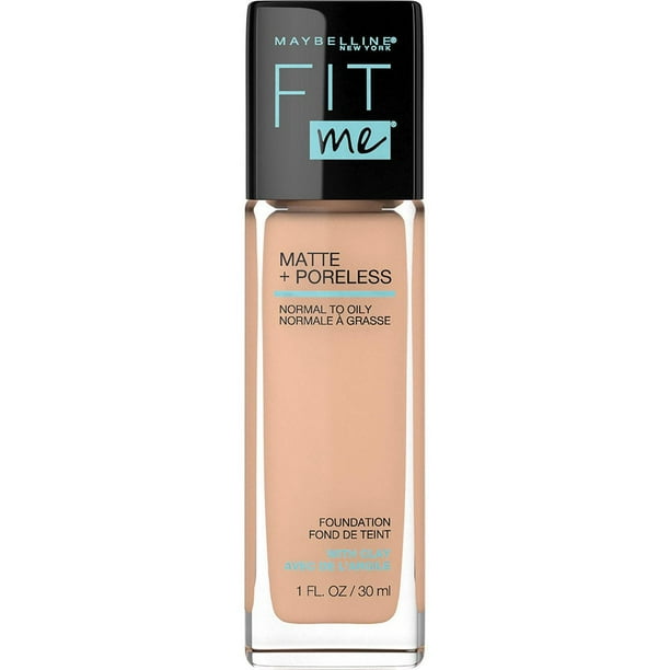Maybelline New York Fit Me®, Matte + Poreless Liquid Foundation, Fit Me Matte + Poreless Foundation