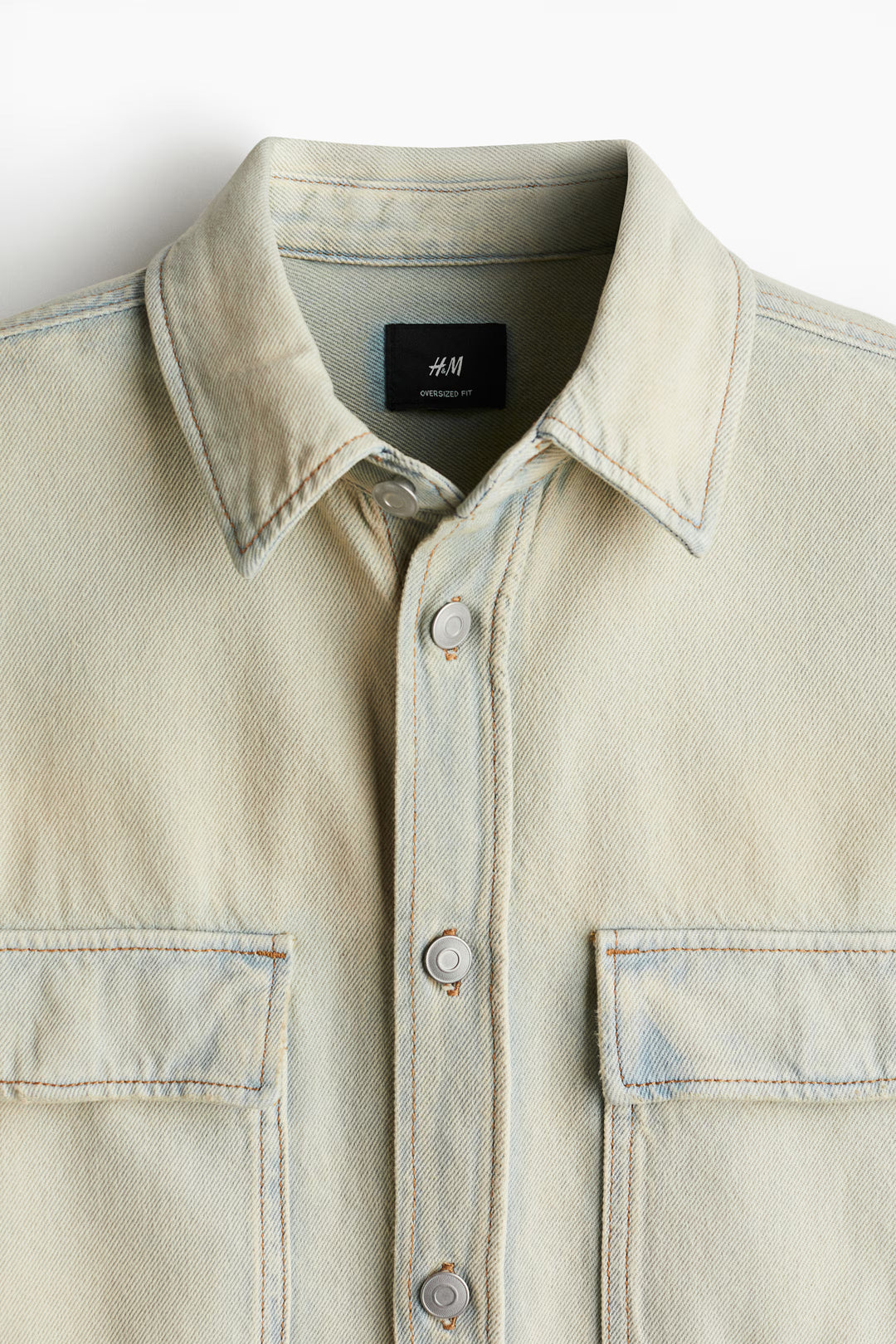 H&M Oversized Fit Denim Shirt