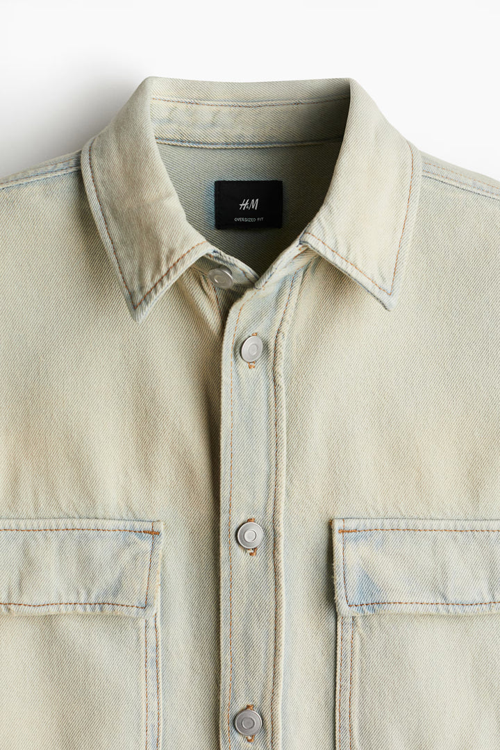 H&M Oversized Fit Denim Shirt