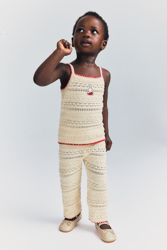 H&M 2-Piece Crochet-Look Set