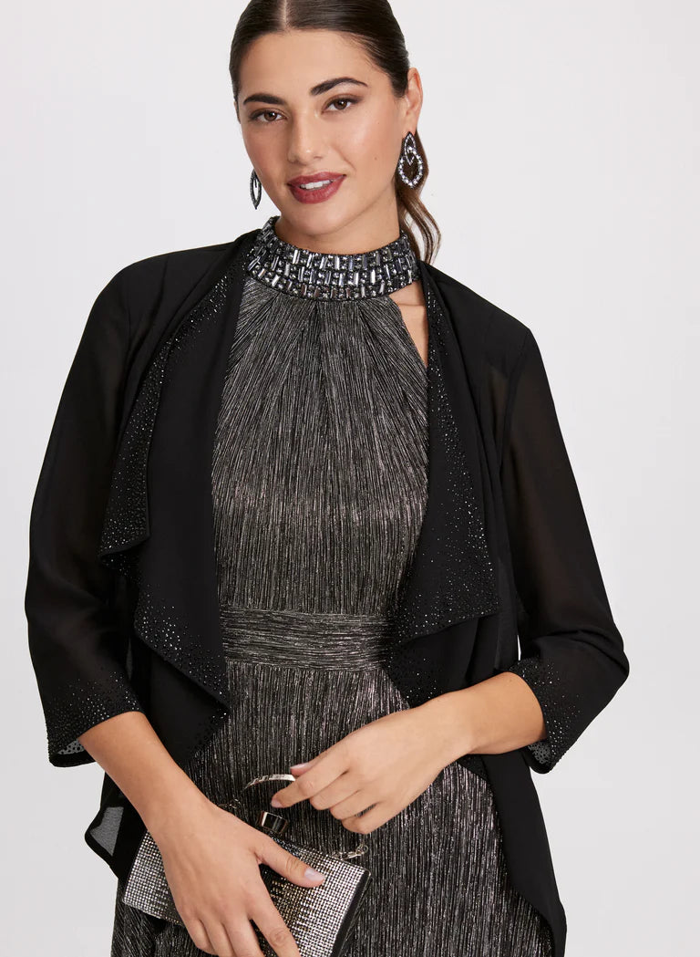 LAURA Embellished Open Front Bolero