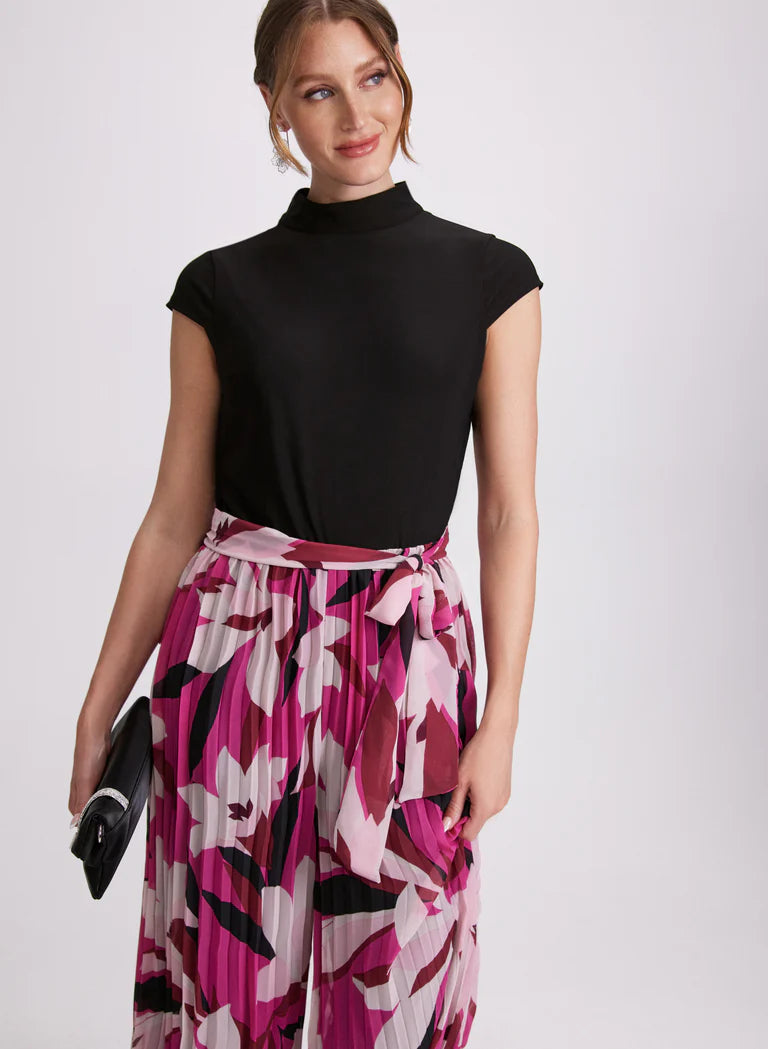 LAURA Plissé Floral Jumpsuit