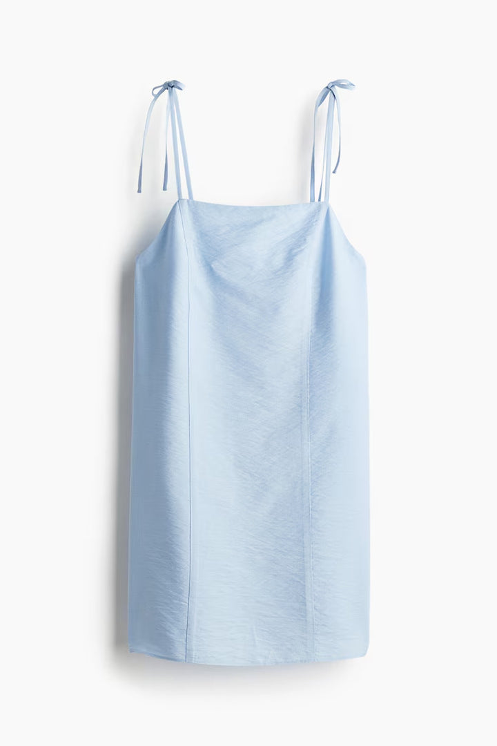 H&M Dress with Tie Shoulder Straps
