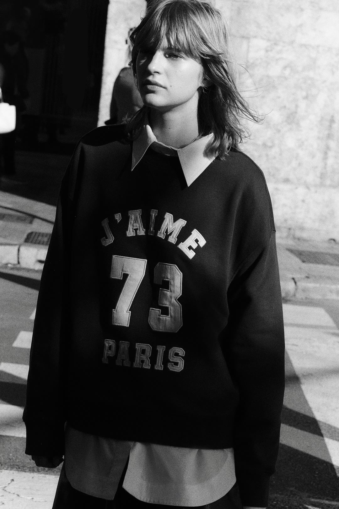 H&M Sweatshirt with Text Motif