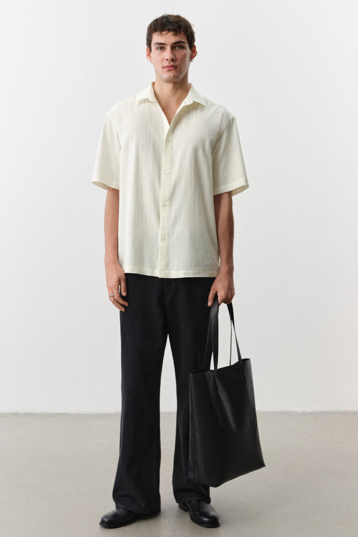 H&M Regular Fit Textured shirt