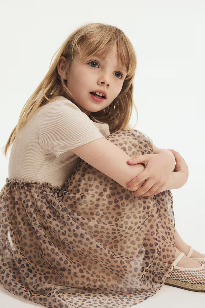 H&M Dress with Flared Skirt