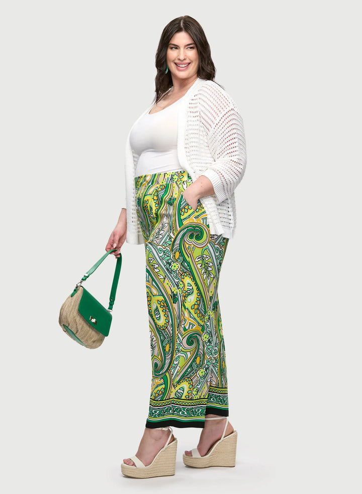 LAURA Joseph Ribkoff - Paisley Print Wide Leg Pants