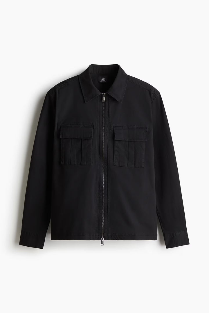 H&M Regular-Fit Twill Overshirt