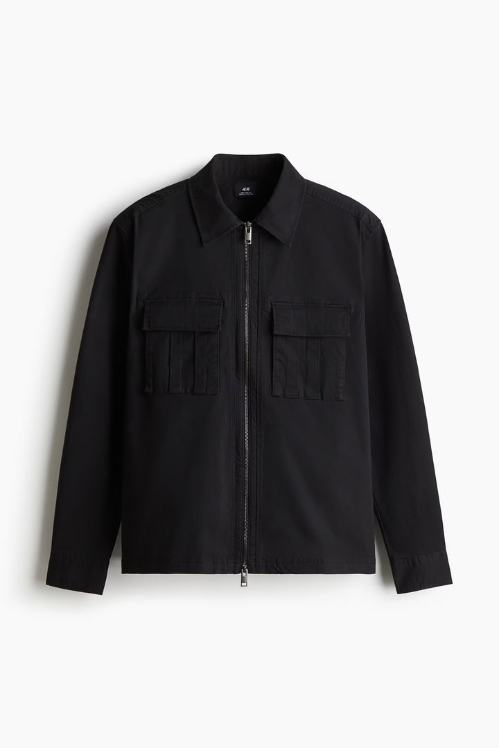 H&M Regular-Fit Twill Overshirt