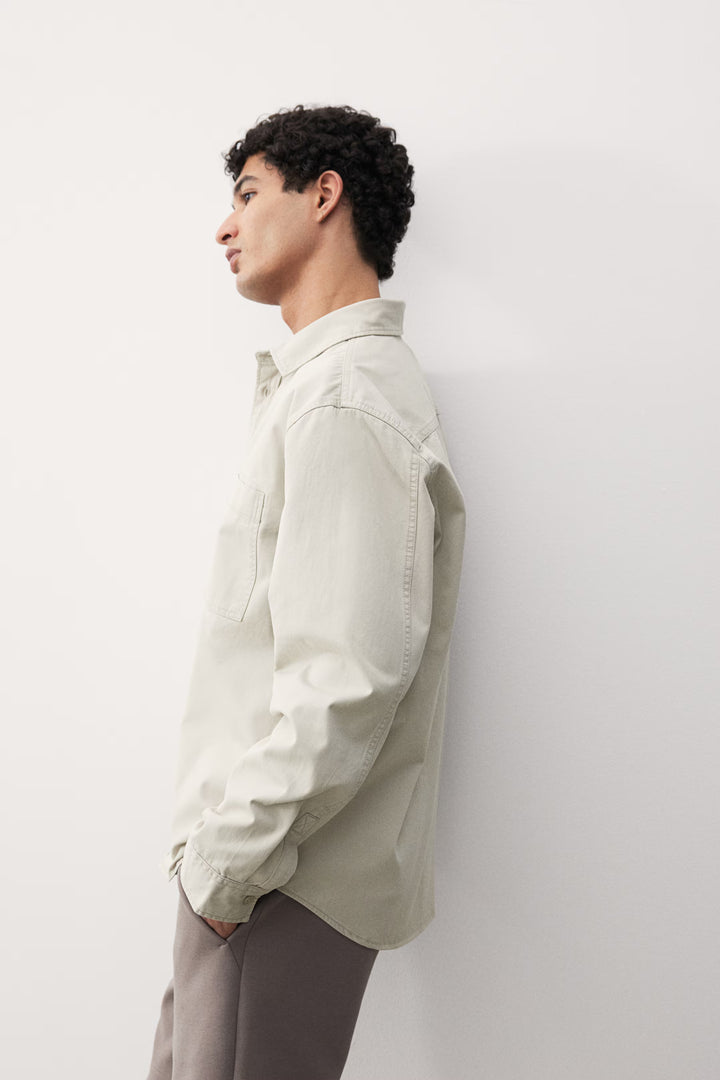 H&M Regular-Fit Twill Overshirt