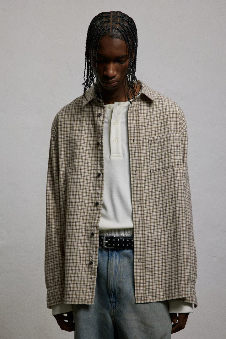 H&M Loose-Fit Flannel Shirt