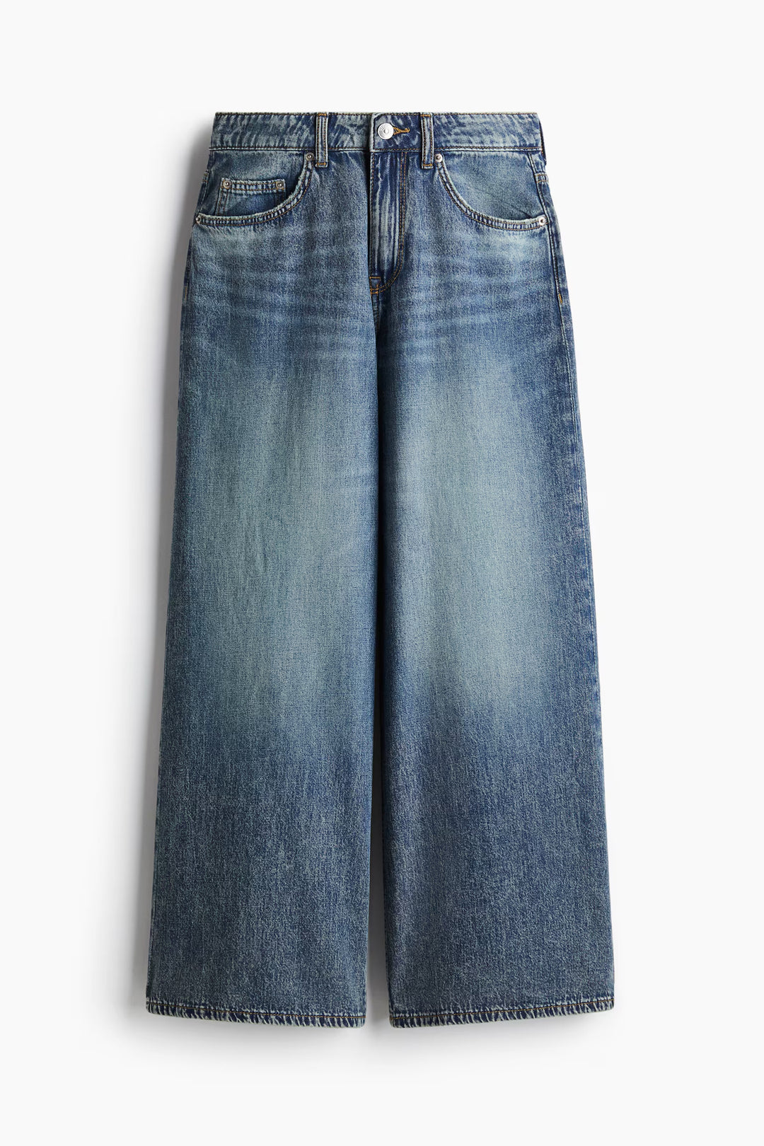 H&M Baggy Wide Low Jeans