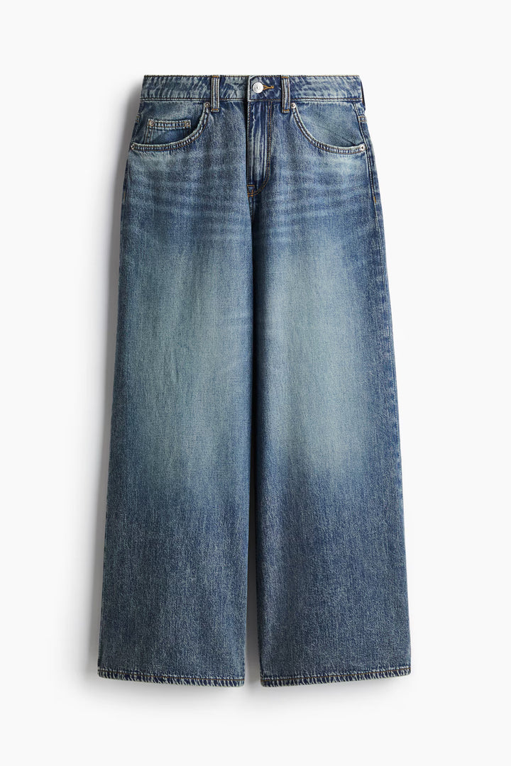H&M Baggy Wide Low Jeans